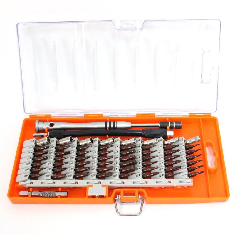 60 in 1 S2 Tool Steel Precision Screwdriver Nutdriver Bit Repair Tools Kit Orange