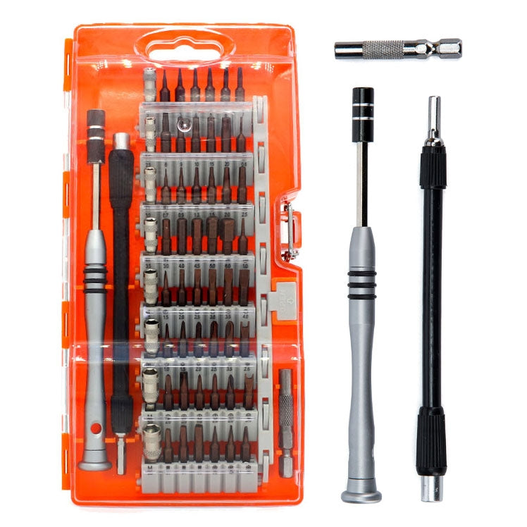 60 in 1 S2 Tool Steel Precision Screwdriver Nutdriver Bit Repair Tools Kit Orange