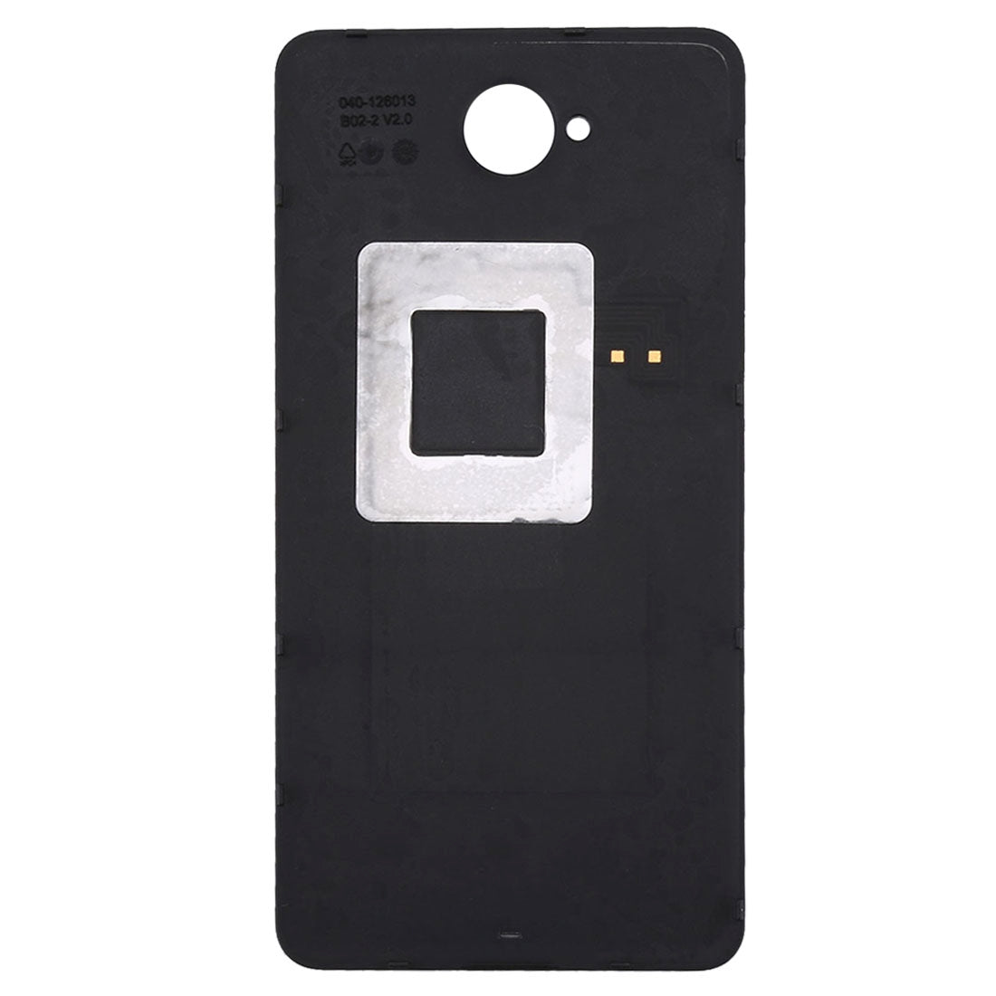 for MicroLumia 650 Battery Back Cover with NFC Sticker Black