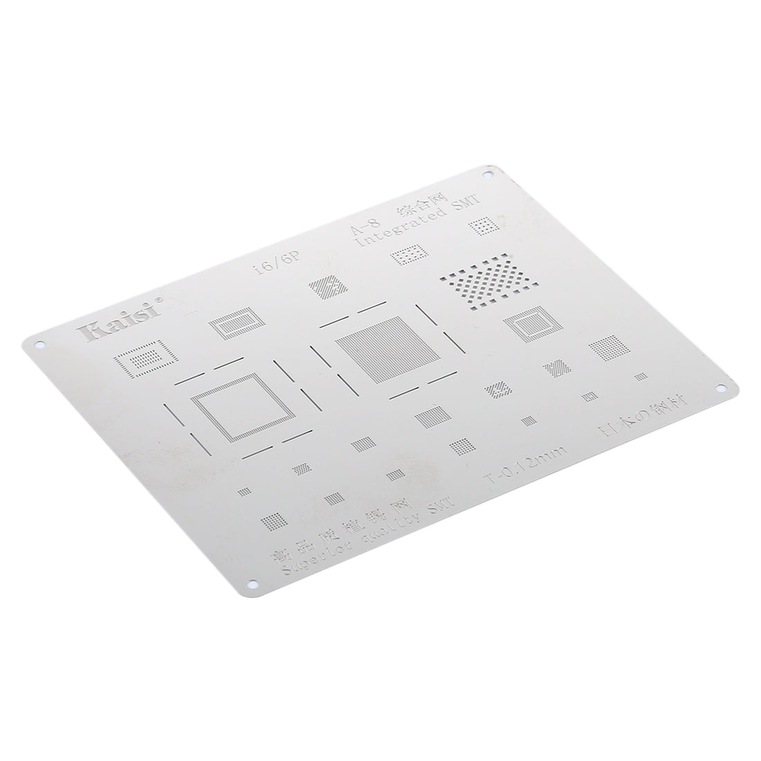 A-8 IC Chip BGA Reballing Stencil Kits Set Tin Plate For iPhone 6 Plus / 6
