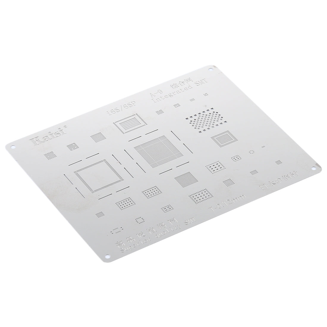 A-9 IC Chip BGA Reballing Stencil Kits Set Tin Plate For iPhone 6s Plus / 6s