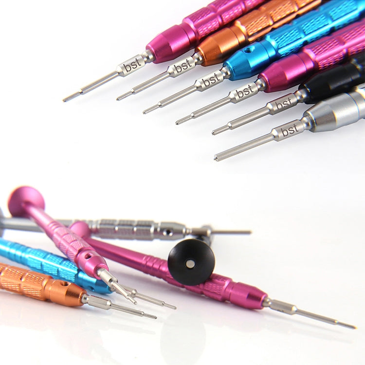BST-899 6 in 1 3D High Precision Aviation Aluminum Antiskid Screwdriver