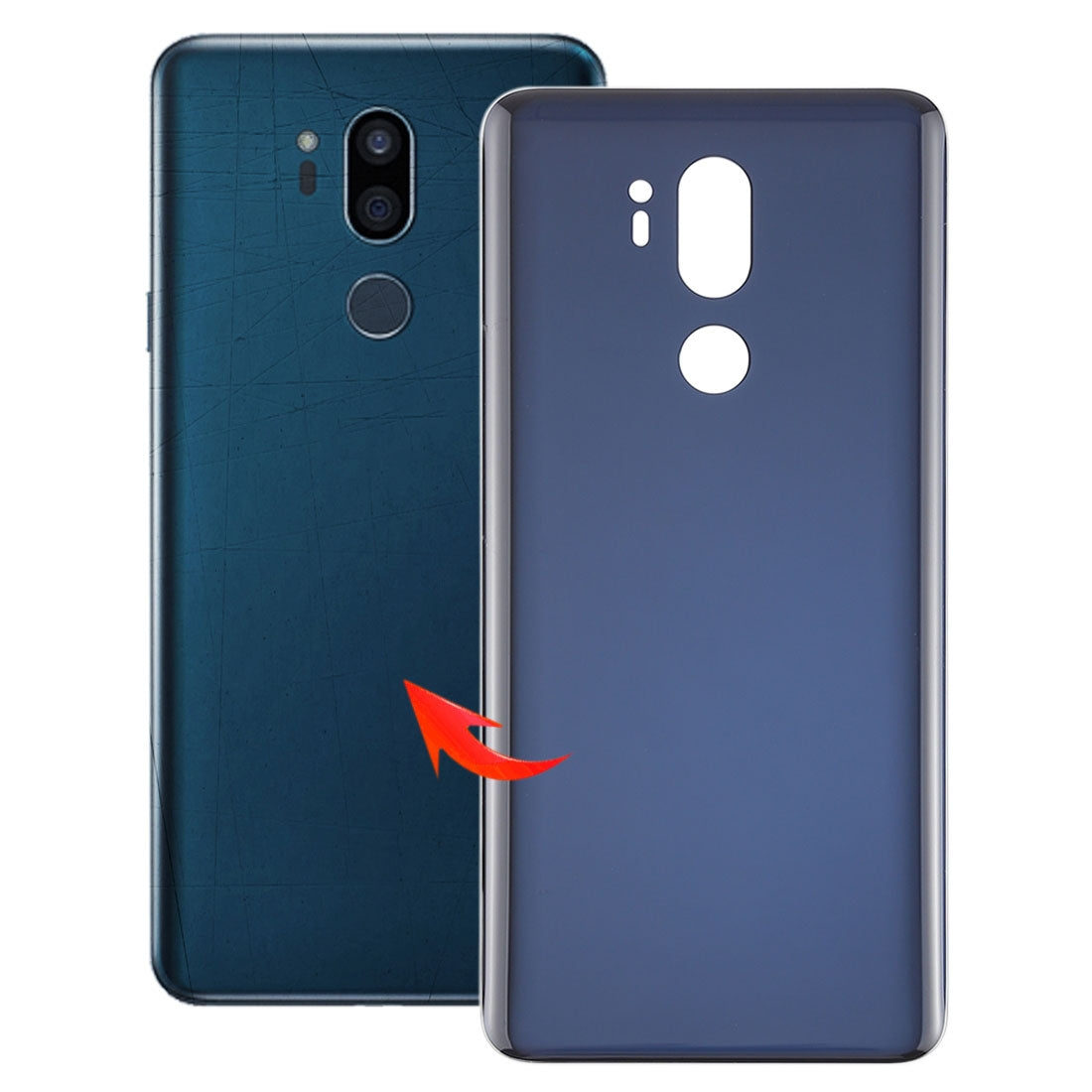 Back Cover for LG G7 ThinQ Blue