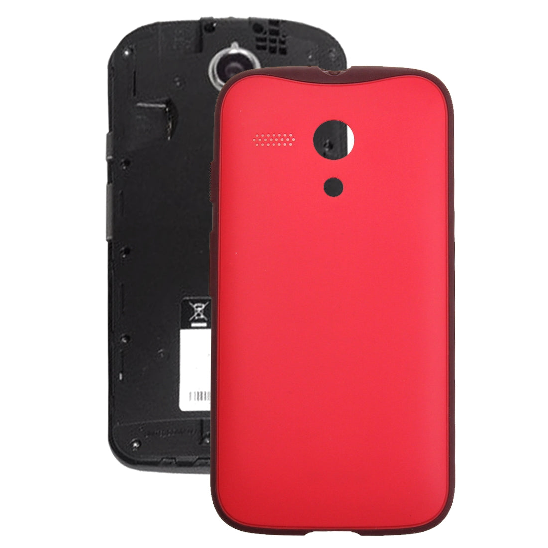 Anti-shock Battery Back Cover for Motorola Moto G  Red + Dark Red