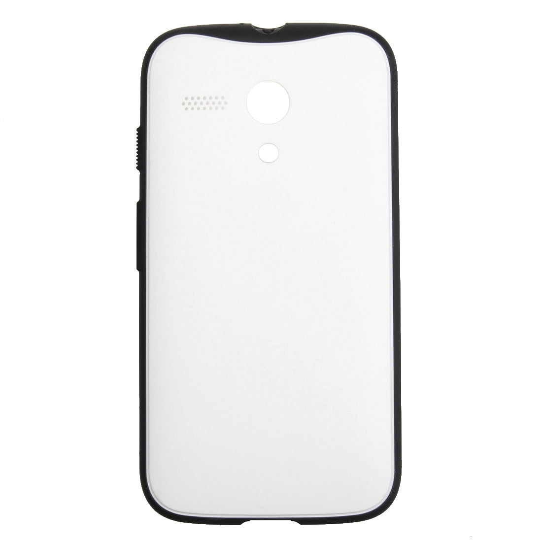 Anti-shock Battery Back Cover for Motorola Moto G  White + Black