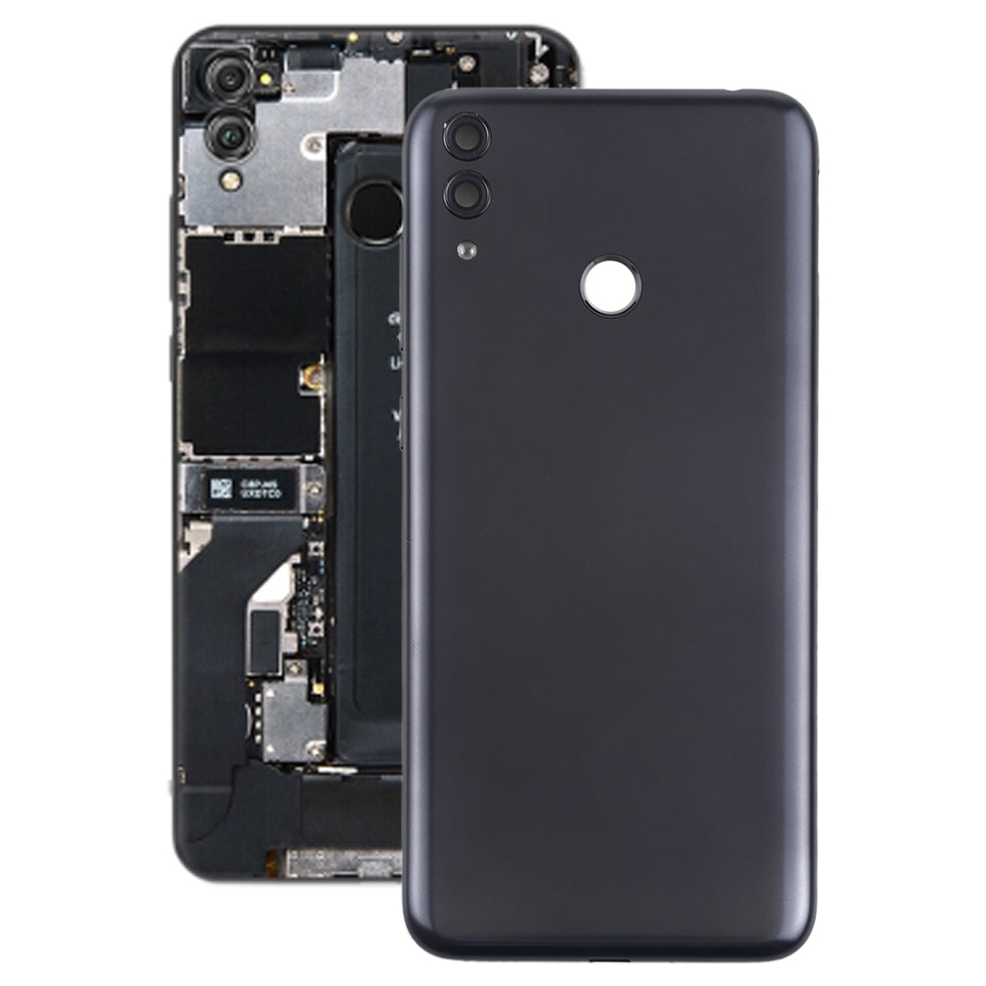 Battery Back Cover with Side Skys for Huawei Honor 8C Black