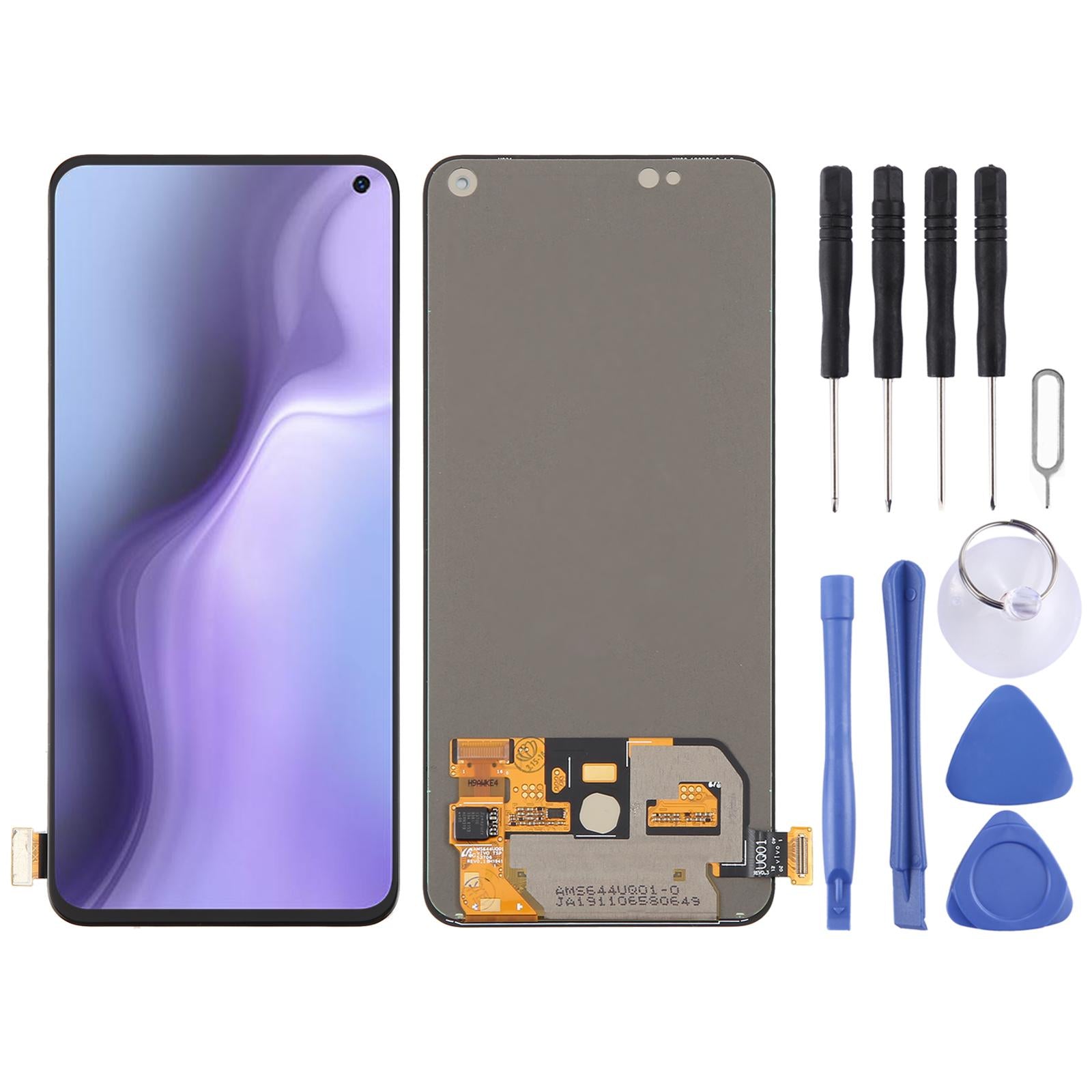 AMOLED Material LCD Screen and Digitizer Full Assembly for vivo S5  China / V17 / V1932A  / V1932T / 1919