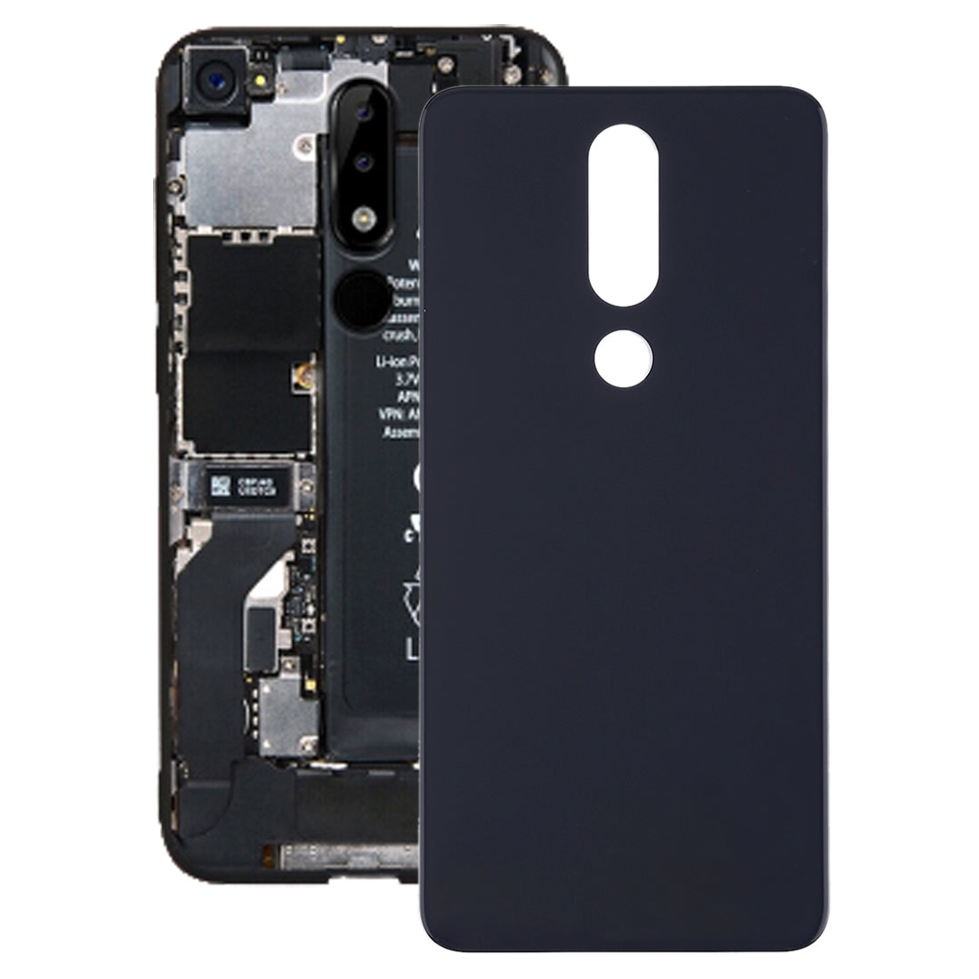 Back Cover for Nokia 5.1 Plus  X5 Blue