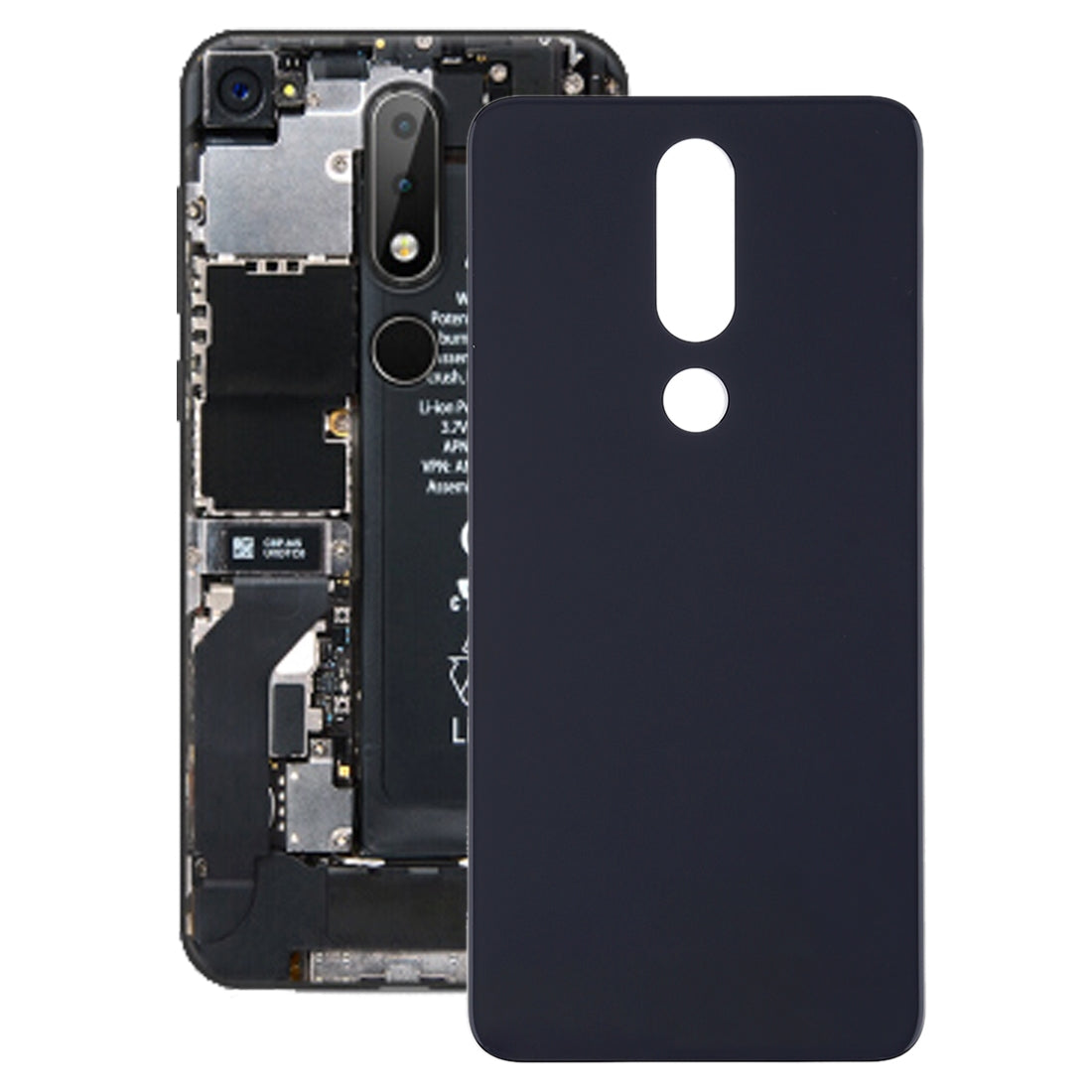 Back Cover for Nokia X6  2018 Blue