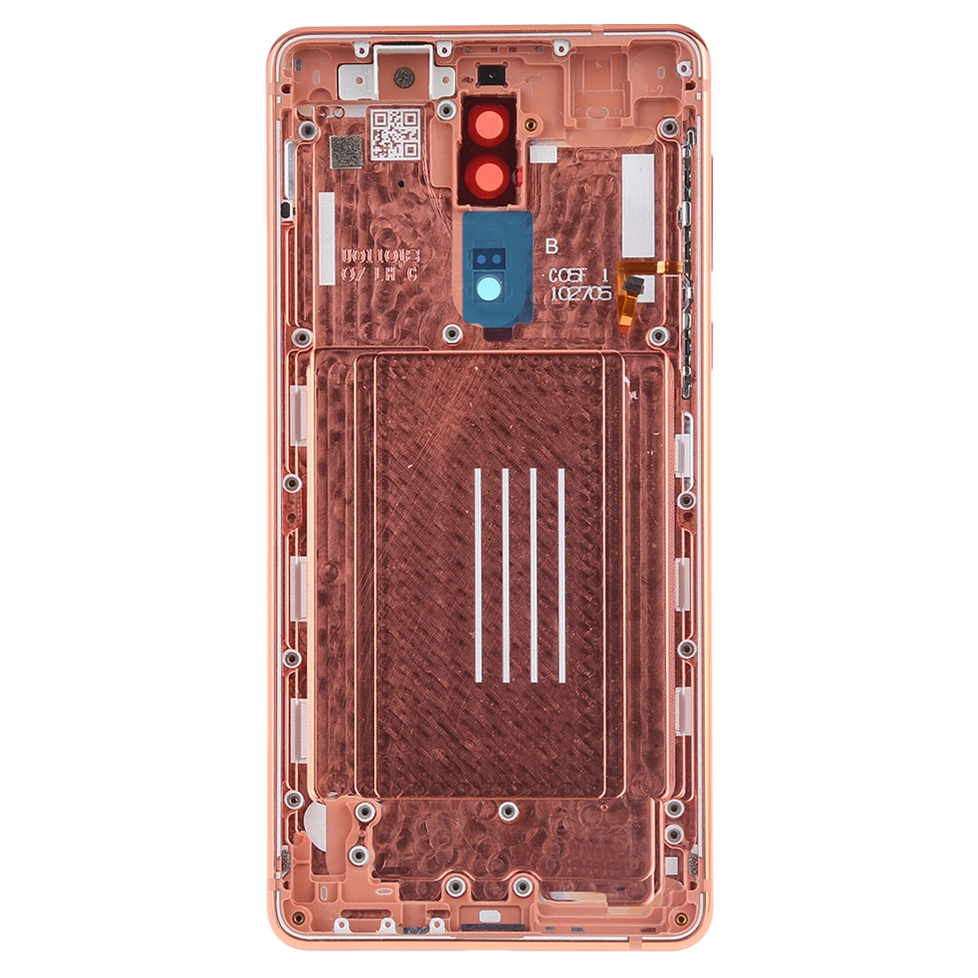 Battery Back Cover with Camera Lens & Side Keys for Nokia 8 Orange