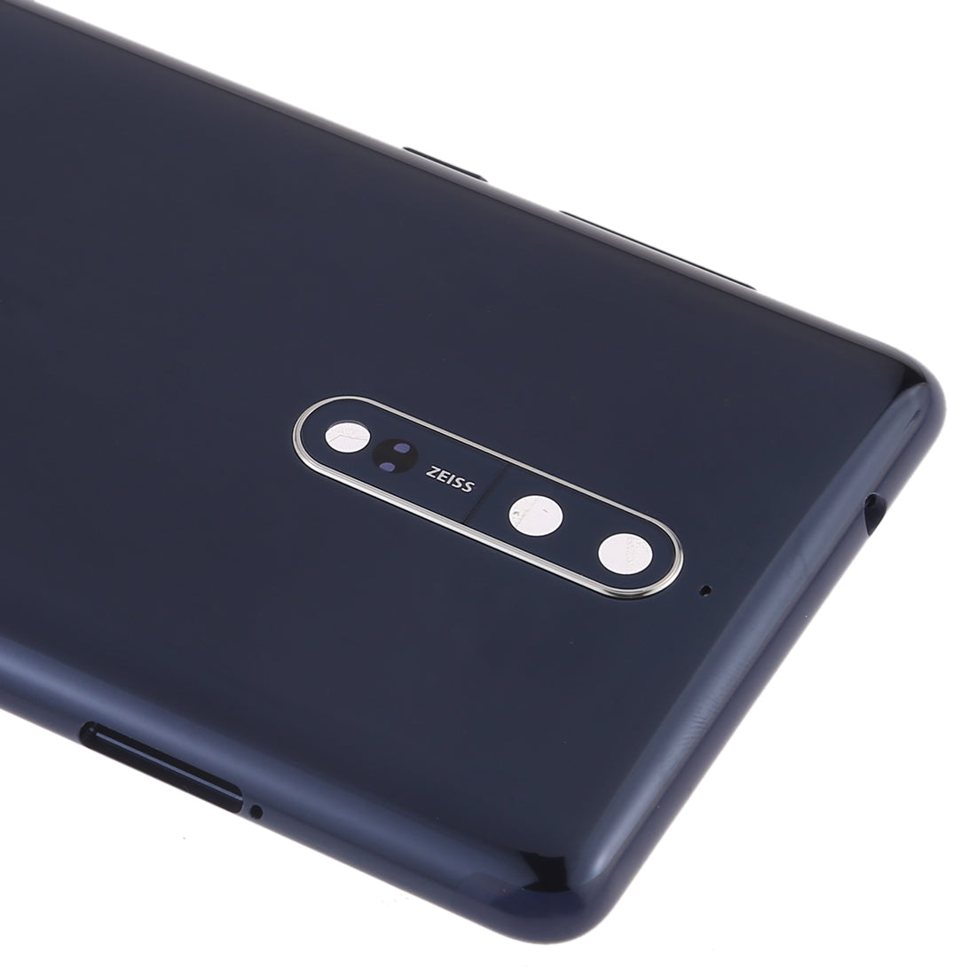 Battery Back Cover with Camera Lens & Side Keys for Nokia 8 Blue