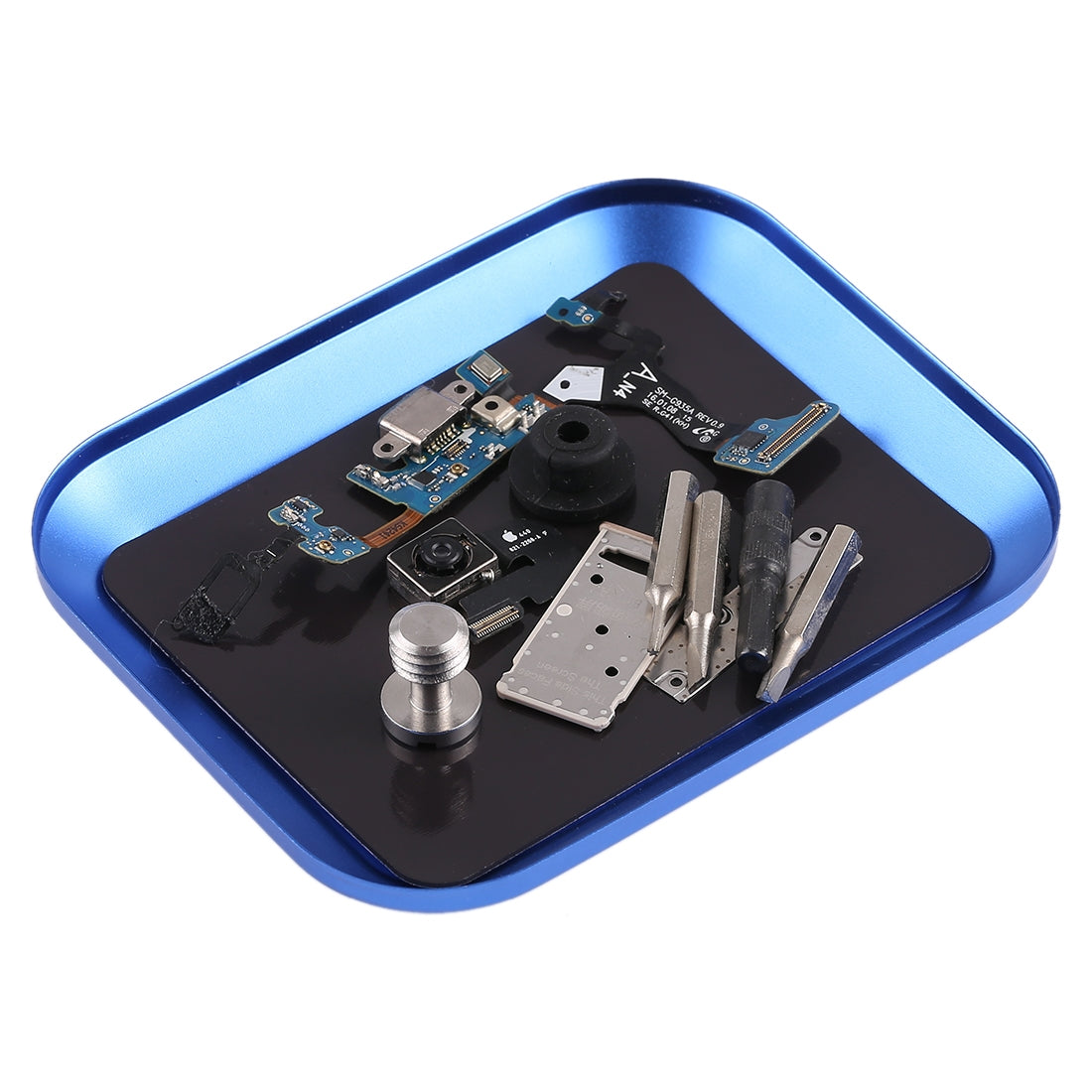 Aluminium Alloy Screw Tray Phone Repair Tool, Random Color Delivery