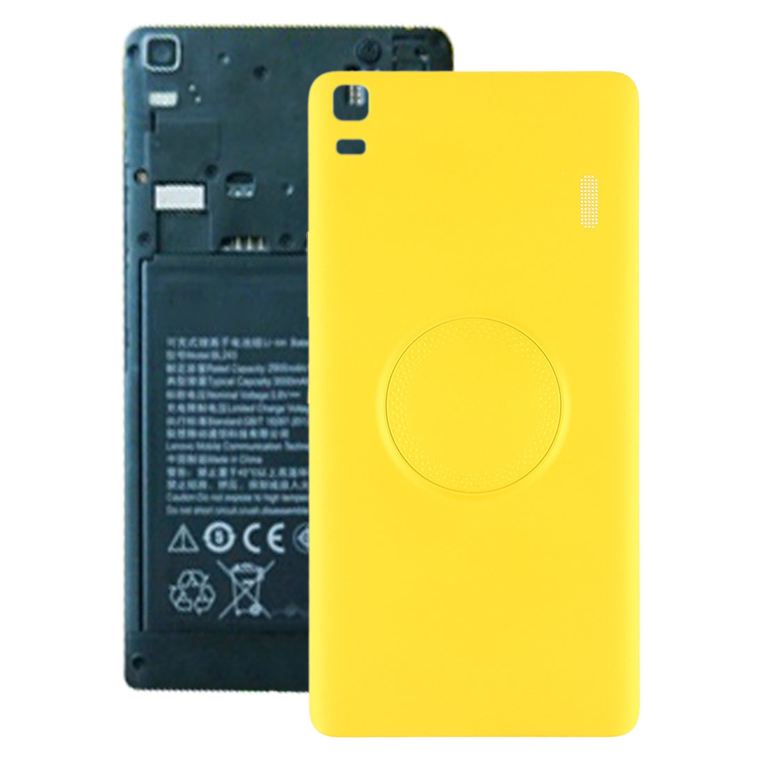 Battery Back Cover for Lenovo K30 Note Yellow