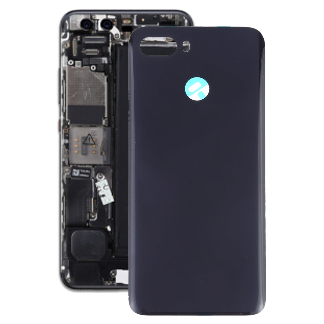 Battery Back Cover for Lenovo K5 Play Black