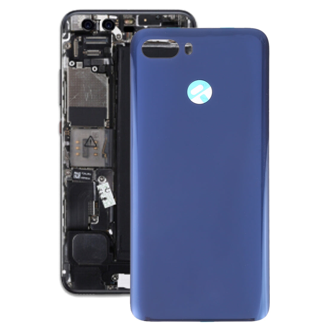Battery Back Cover for Lenovo K5 Play Blue