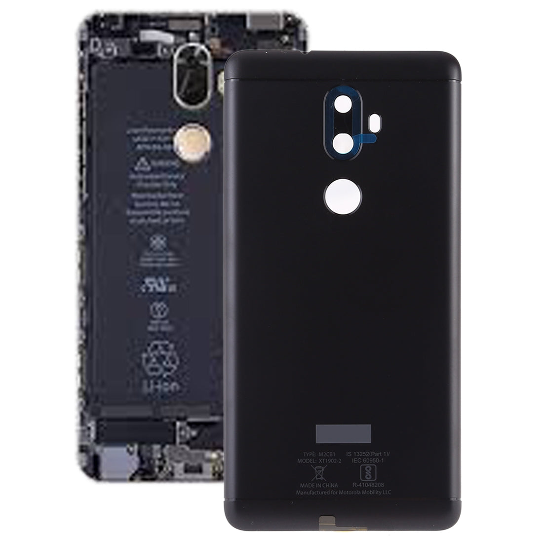 Battery Back Cover for Lenovo K8 Plus Black
