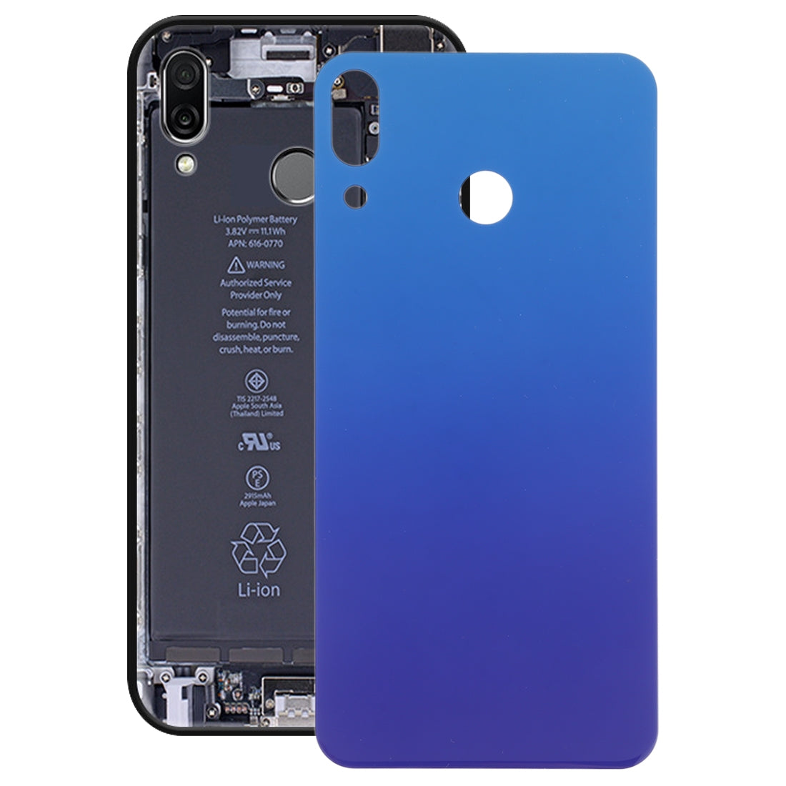 Battery Back Cover for Lenovo Z5 Blue