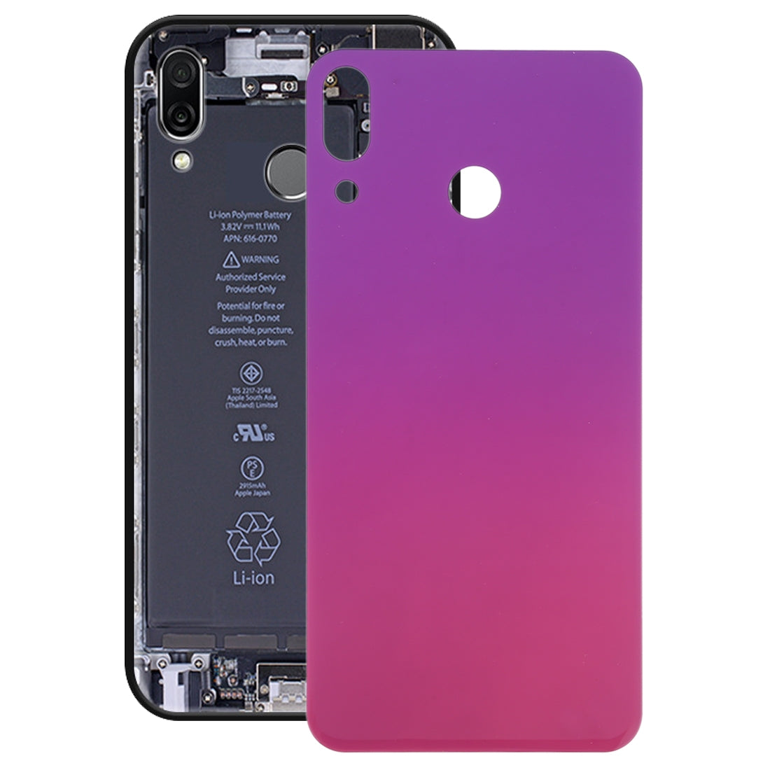 Battery Back Cover for Lenovo Z5 Purple