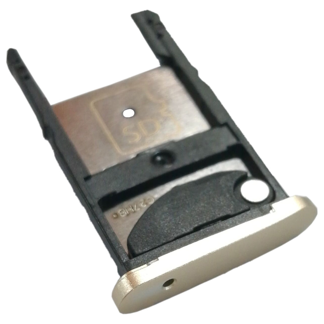 2 SIM Card Tray + Micro SD Card Tray for Motorola Moto Z Play Gold