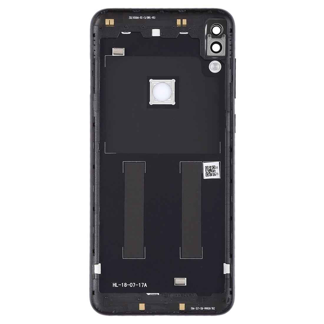 Back Cover with Camera Lens & Side Keys for Asus Zenfone Max Pro  M1 / ZB601KL Black