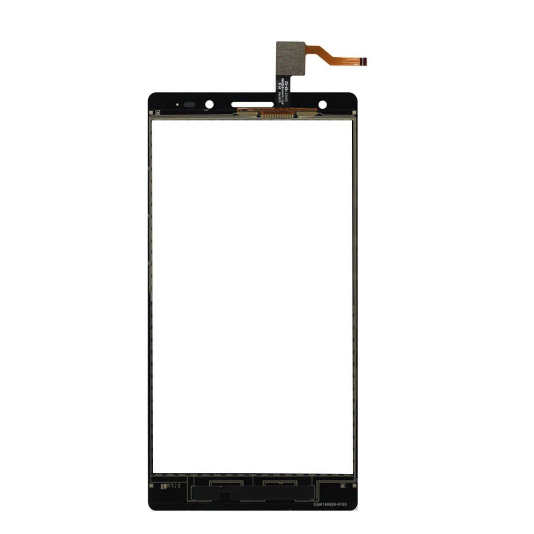 For Lenovo Phab 2 Plus / PB2-670 / PB2-670N Touch Panel Gold