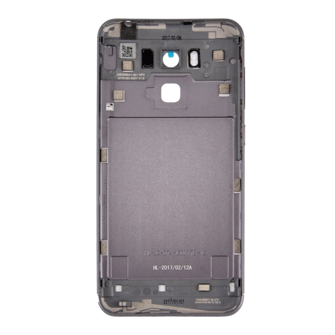 Aluminum Alloy Back Battery Cover for Asus ZenFone 3 Max / ZC553KL  Grey