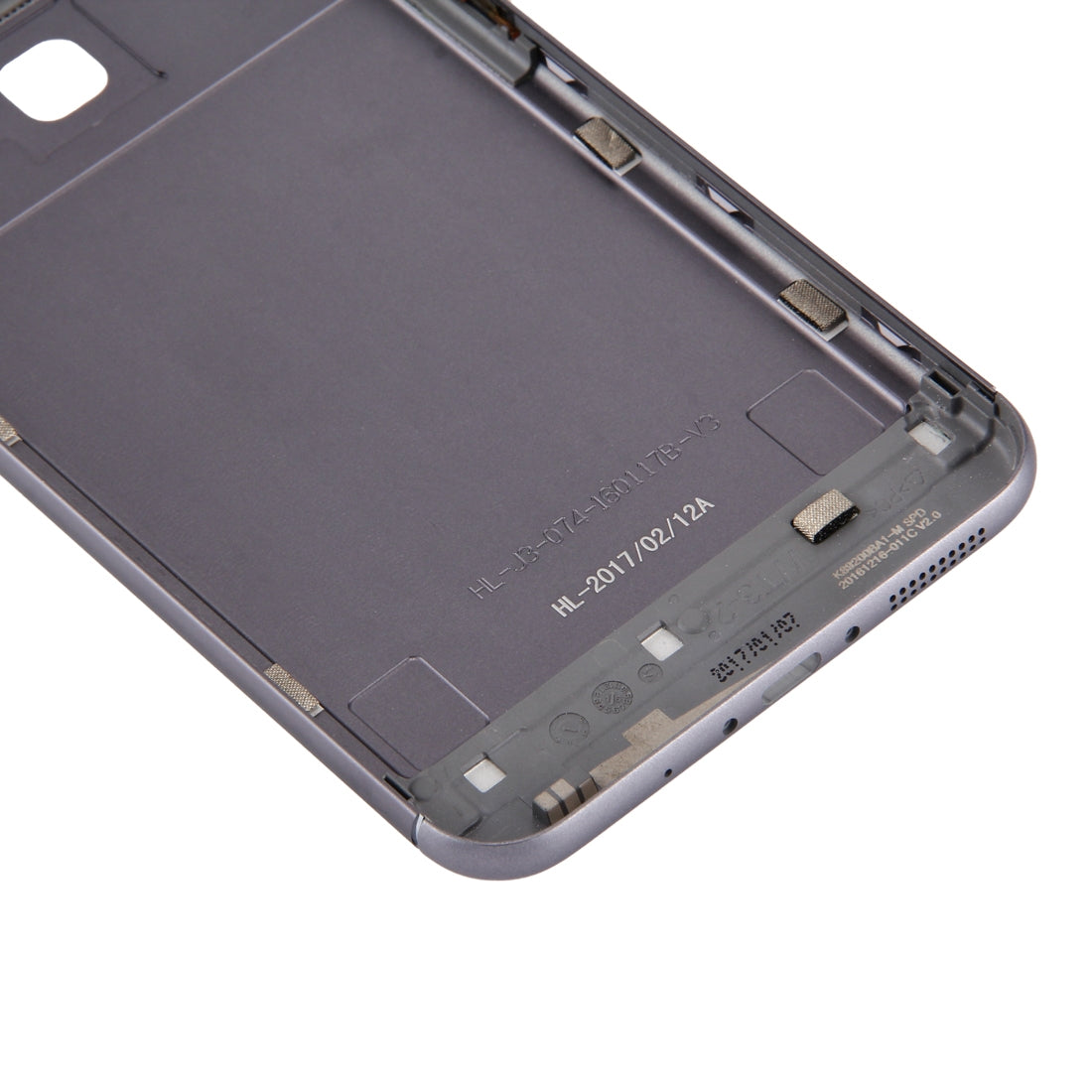 Aluminum Alloy Back Battery Cover for Asus ZenFone 3 Max / ZC553KL  Grey