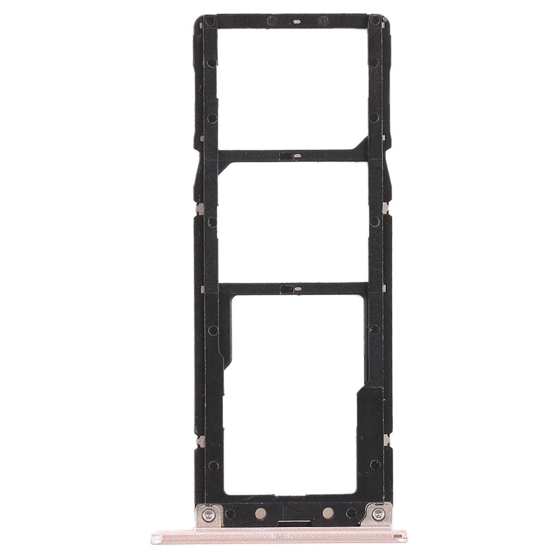 2 SIM Card Tray + Micro SD Card Tray for Asus ZenFone 4 Max ZC520KL Gold