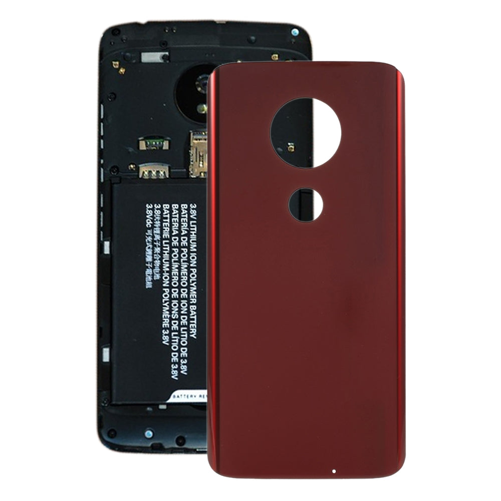 Battery Back Cover for Motorola Moto G7 Plus Red
