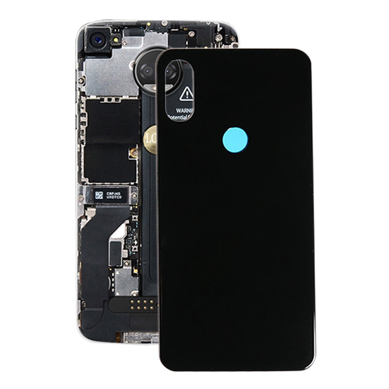 Battery Back Cover for Motorola One Power  P30 Note  Black