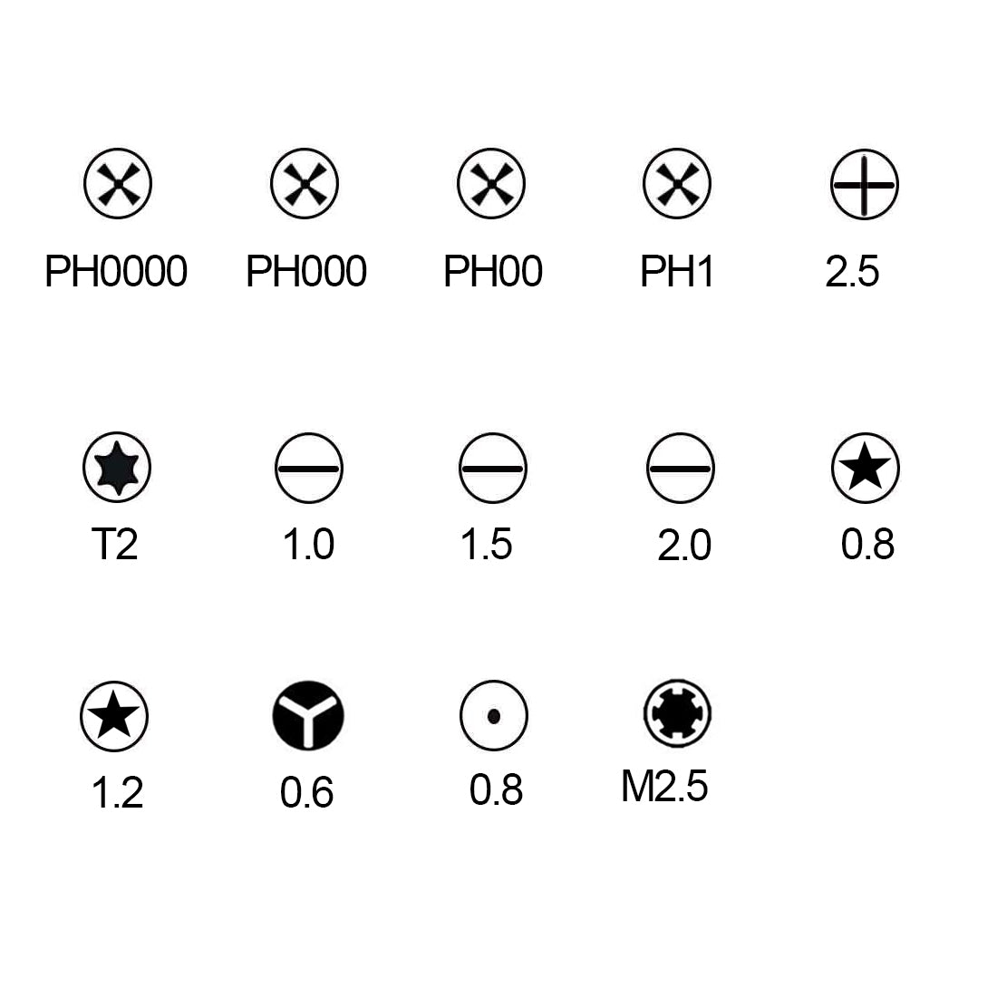 20 in 1 Portable Professional Screwdriver Repair Open Tool Kits