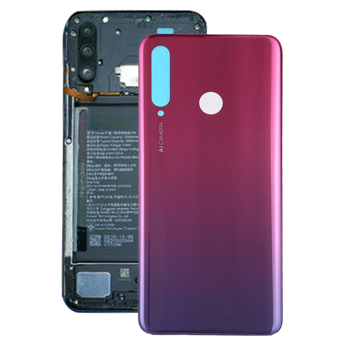Battery Back Cover for Huawei Honor 20i Gradient Red