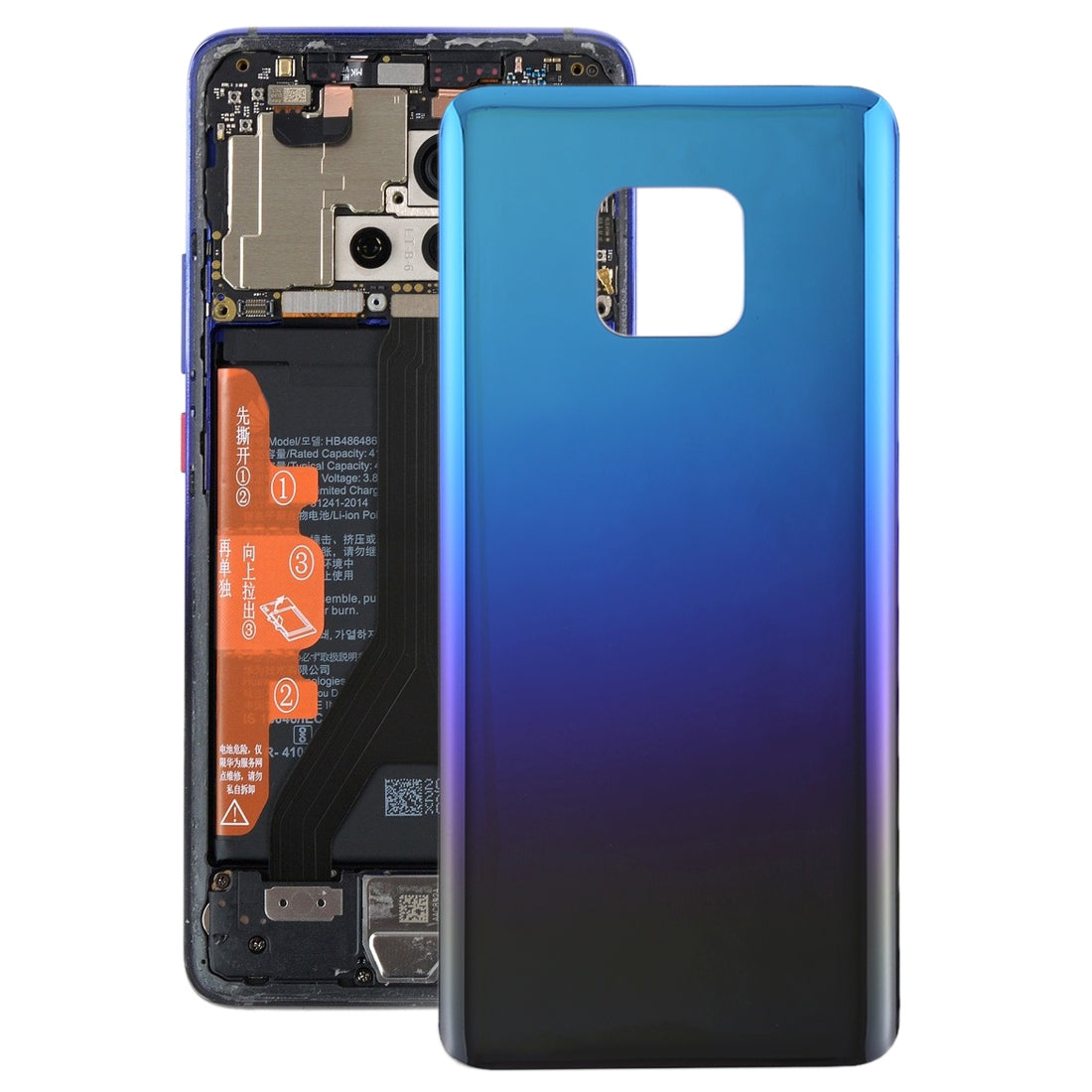 Battery Back Cover for Huawei Mate 20 Pro Twilight Blue