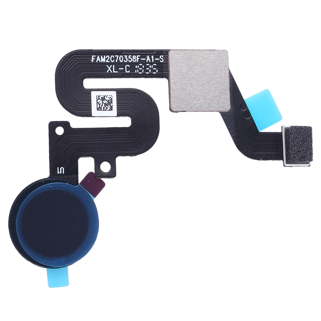 Fingerprint Sensor Flex Cable for Nokia 5.1 Plus  X5  Black