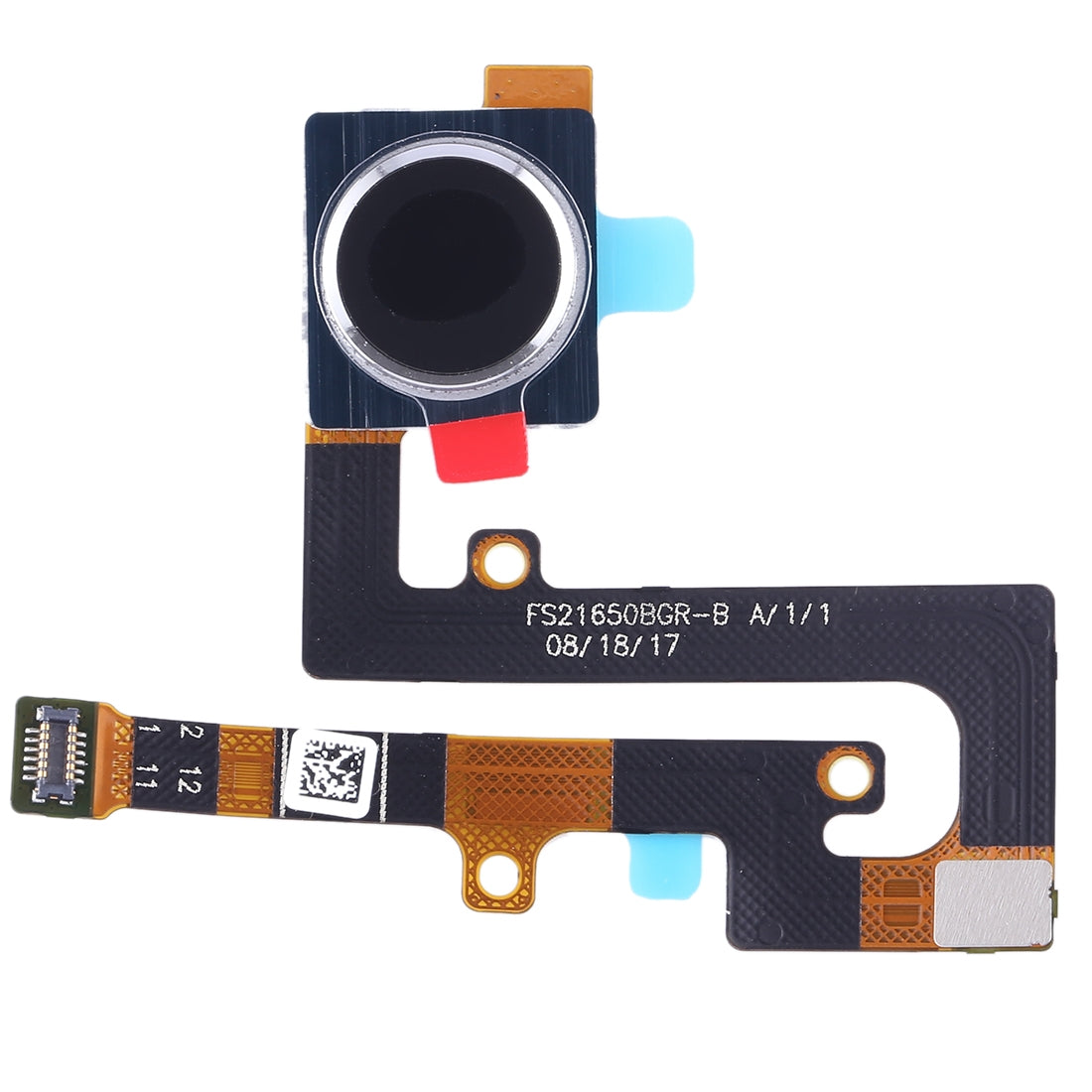Fingerprint Sensor Flex Cable for Nokia 7.1 / TA-1085  Black