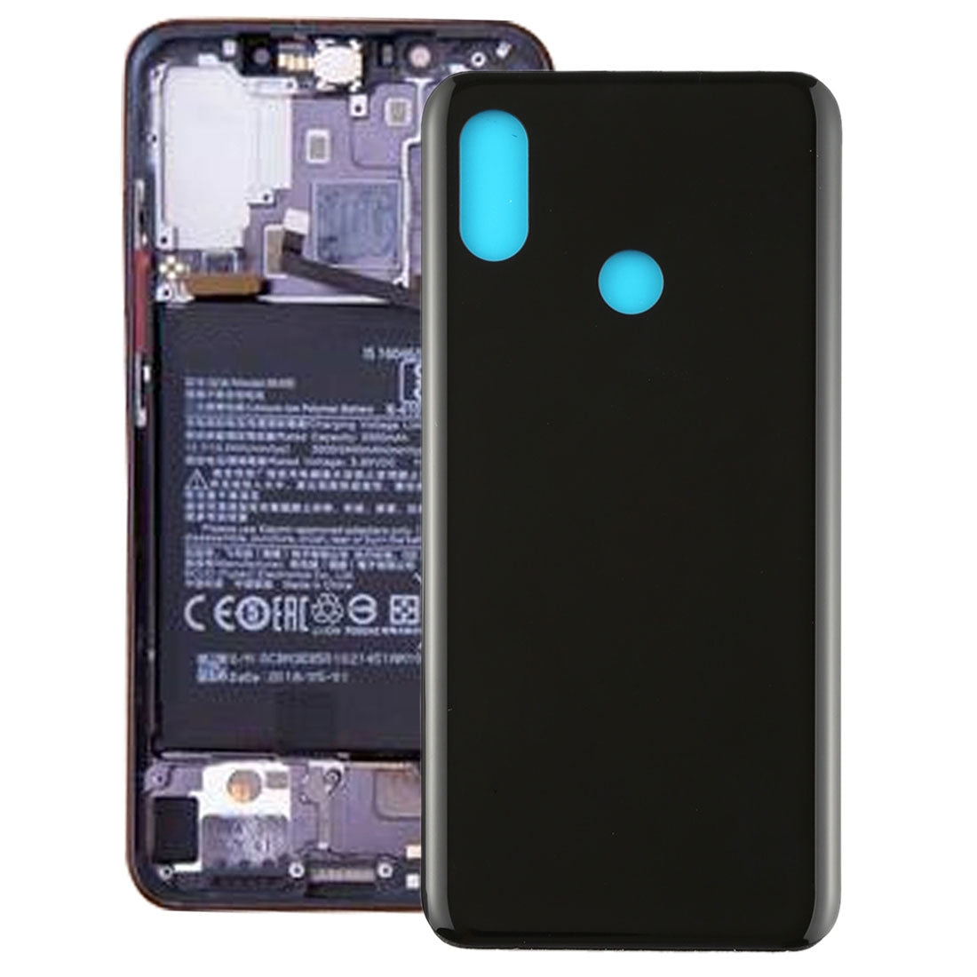 Back Cover for Xiaomi Mi 8 Black