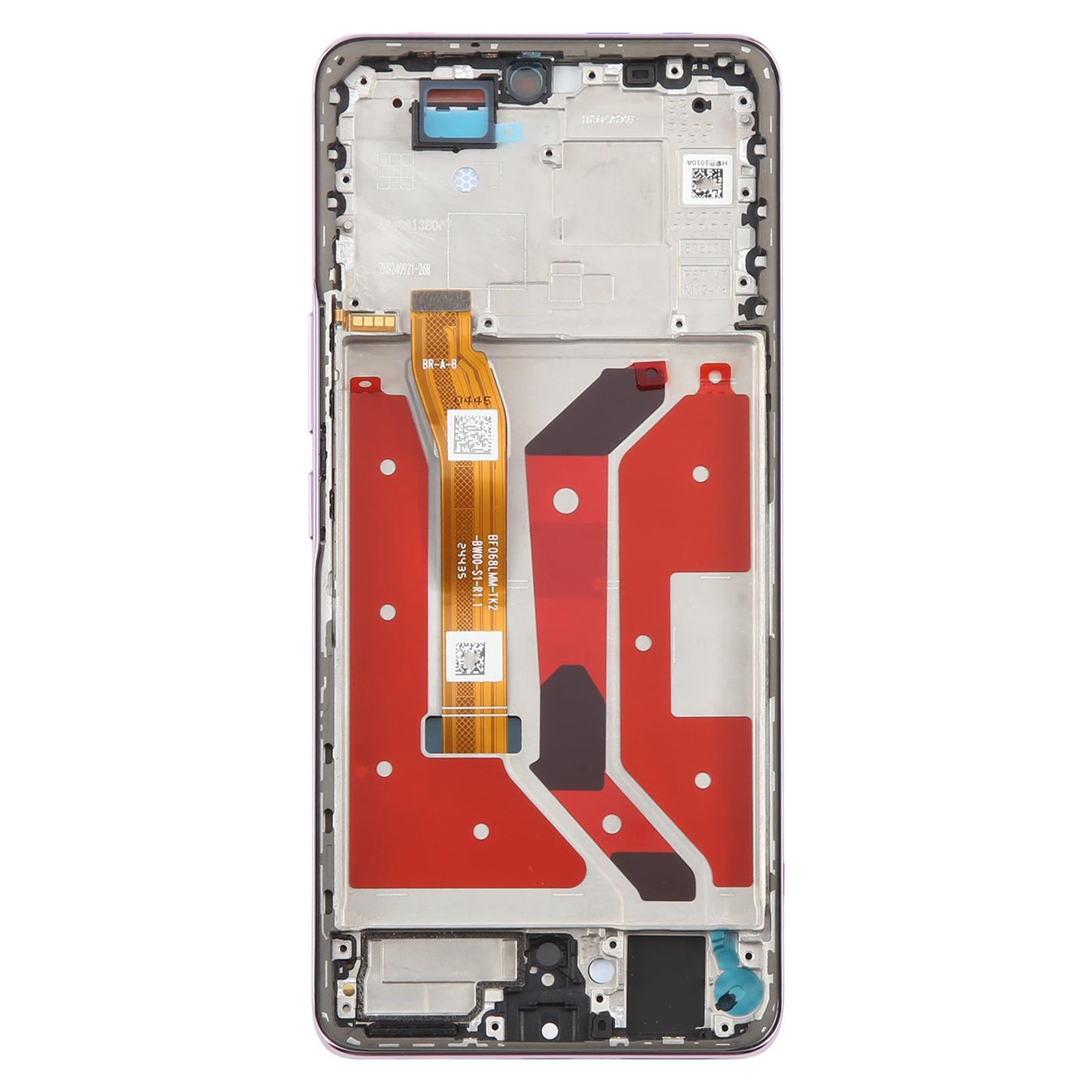 For Honor X9c LCD Screen Digitizer Full Assembly with Frame  Purple