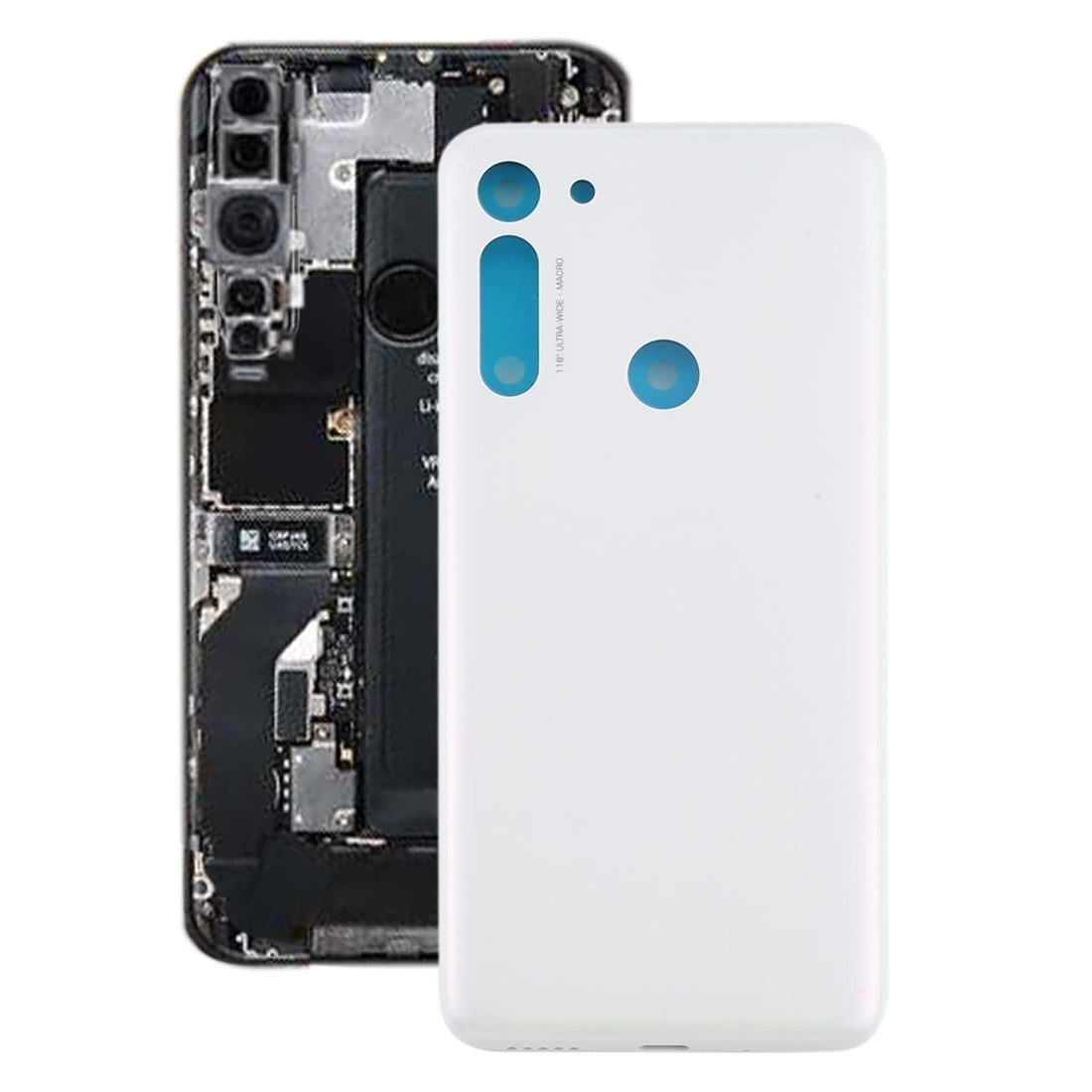 Battery Back Cover for Motorola Moto G8  White