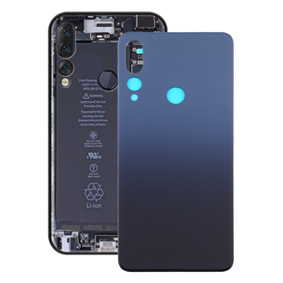 Battery Back Cover for Lenovo Z5S / L78071 Blue