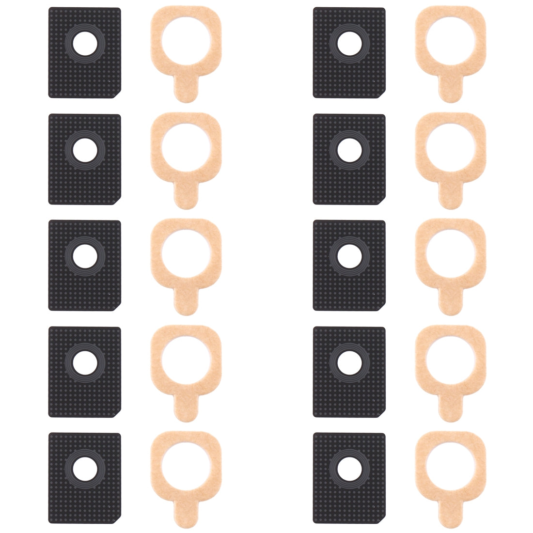 For Huawei Y9 Prime 2019 10pcs Front Camera Lens 