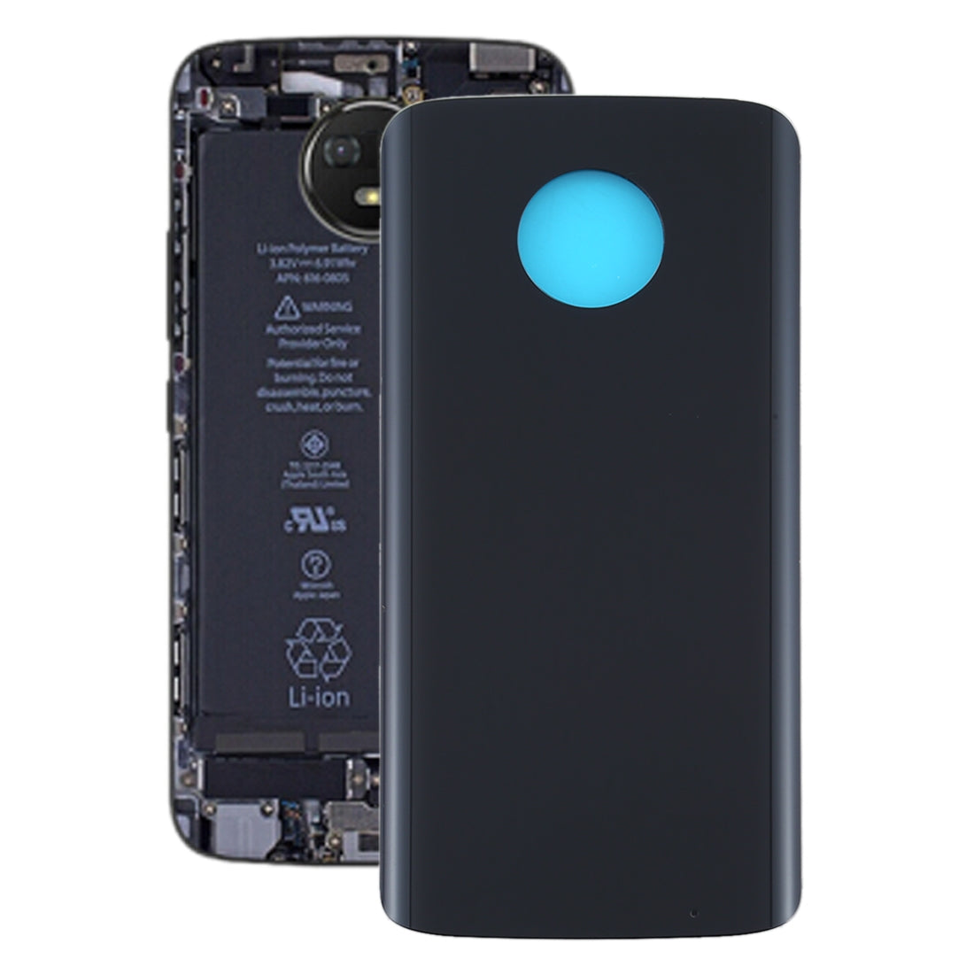 Battery Back Cover for Motorola Moto G6 Plus Black