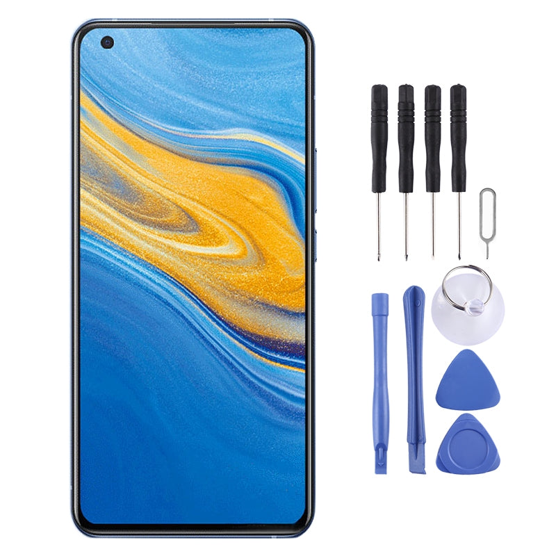 AMOLED Material LCD Screen and Digitizer Full Assembly for Vivo X50 / X50 5G