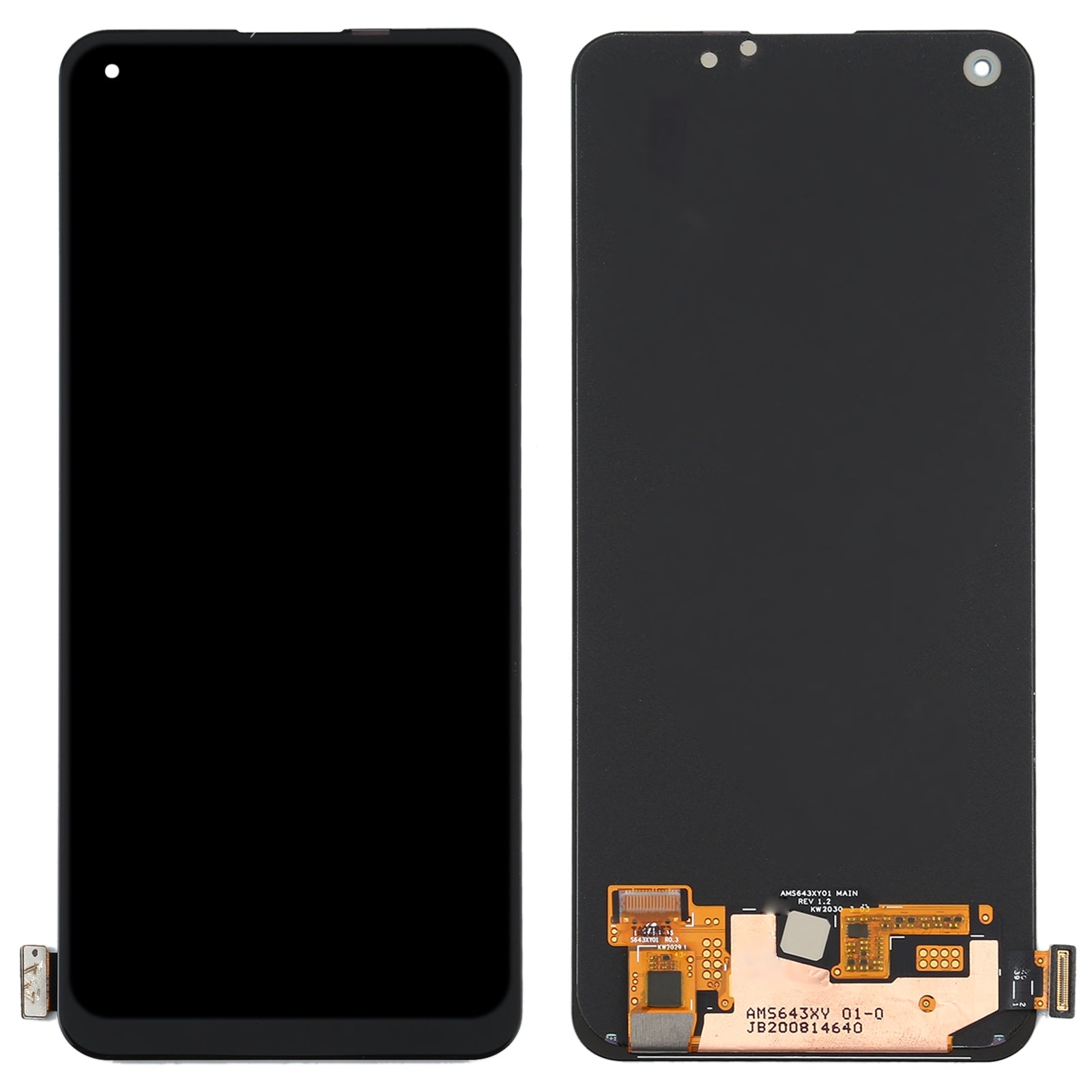 AMOLED Material LCD Screen and Digitizer Full Assembly for OPPO Reno4 SE China / Realme 7 Pro / Realme Q2 Pro / Realme X7 5G /RMX2170, PEAM00, PEAT00