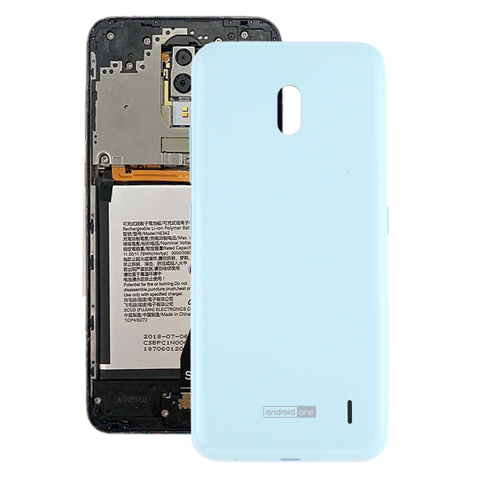 Battery Back Cover for Nokia 2.2 / TA-1183 / TA-1179 / TA-1191 / TA-1188 Blue