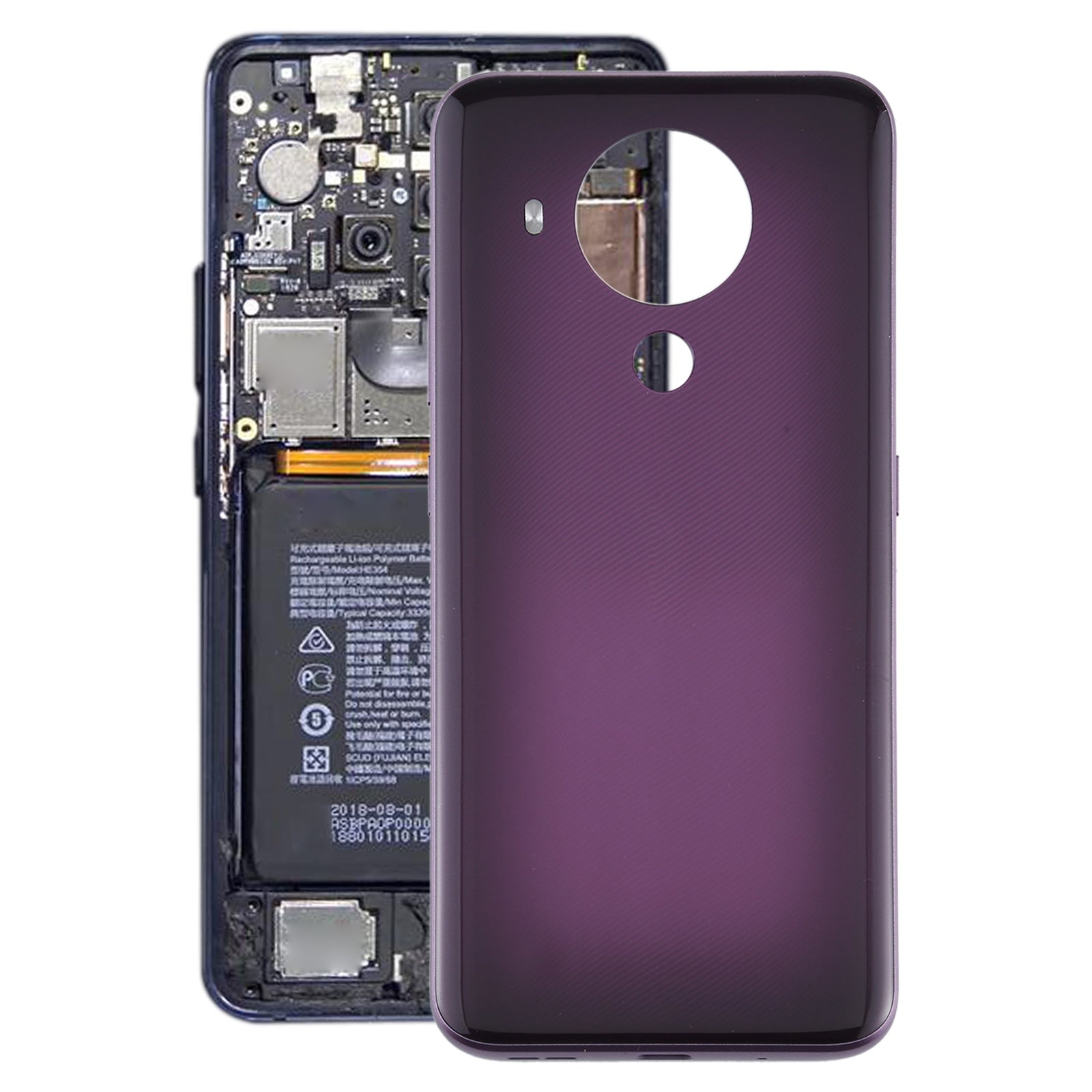 Battery Back Cover for Nokia 7.3 Purple