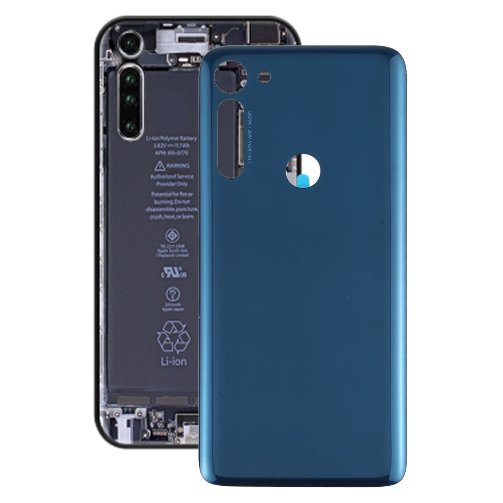 Battery Back Cover for Motorola Moto G8 Power  Blue