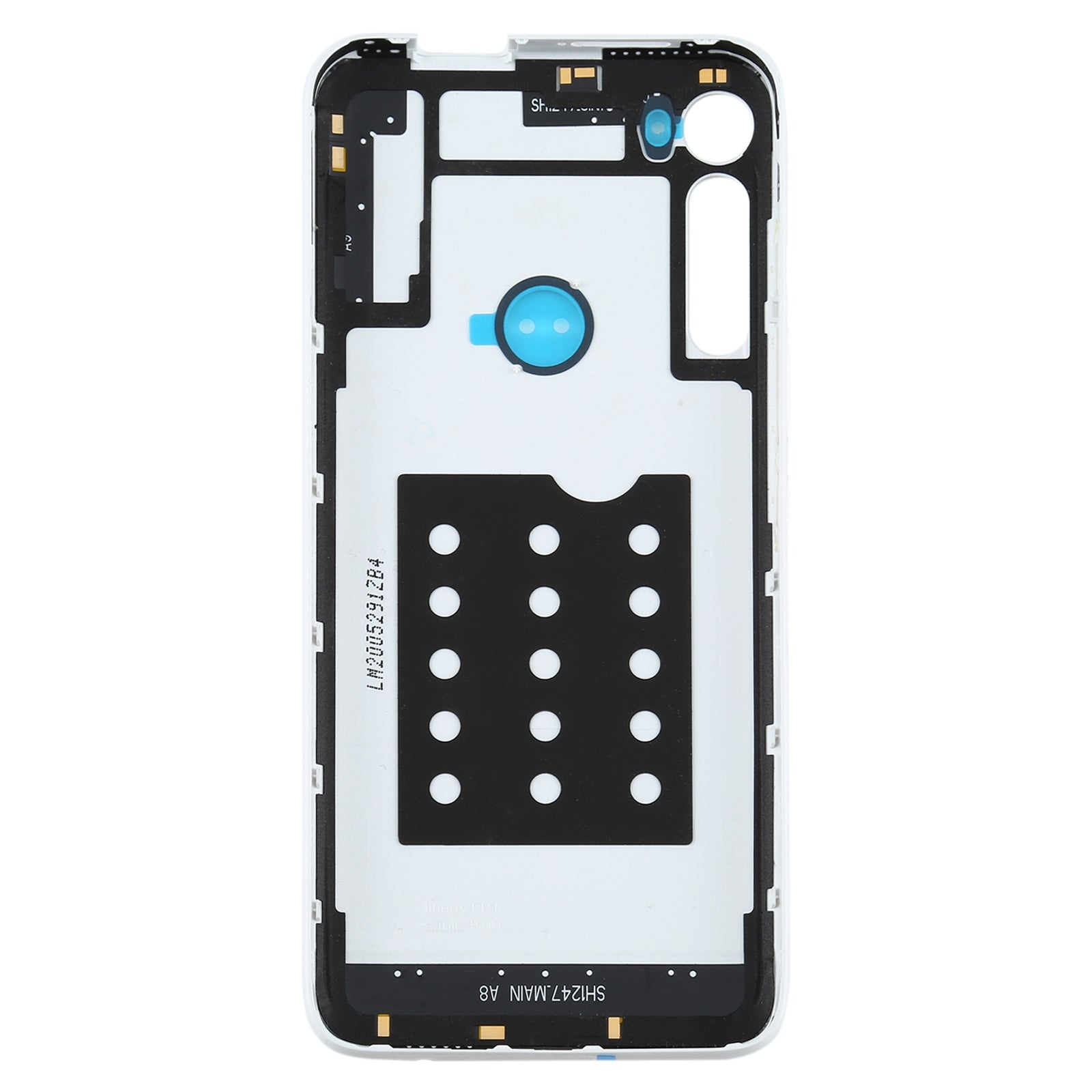 Battery Back Cover for Motorola Moto One Fusion Plus PAKF0002IN  White