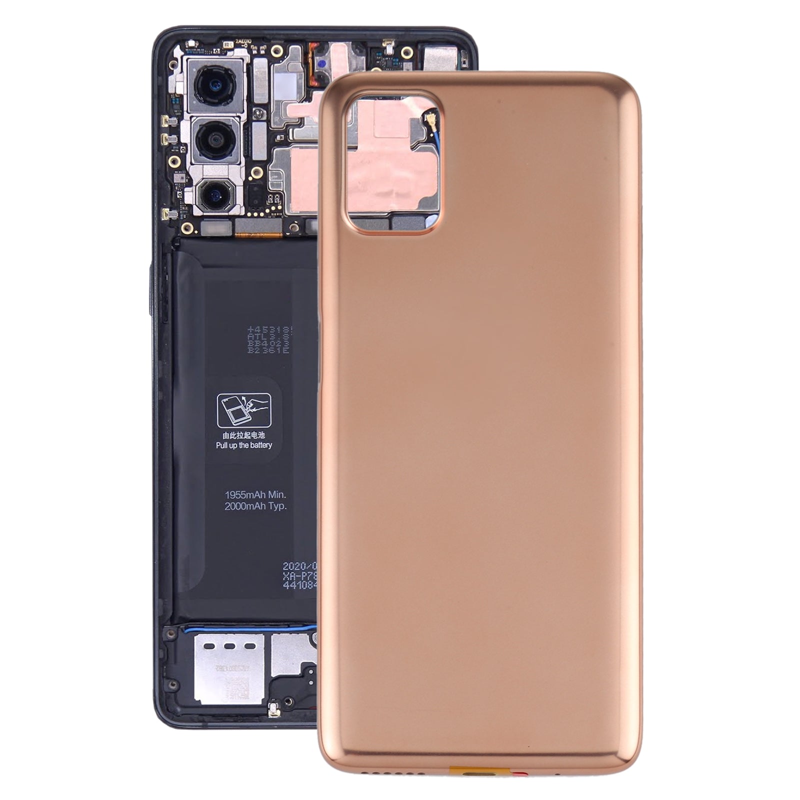 Battery Back Cover for Motorola Moto G9 Plus XT2087-1 Gold