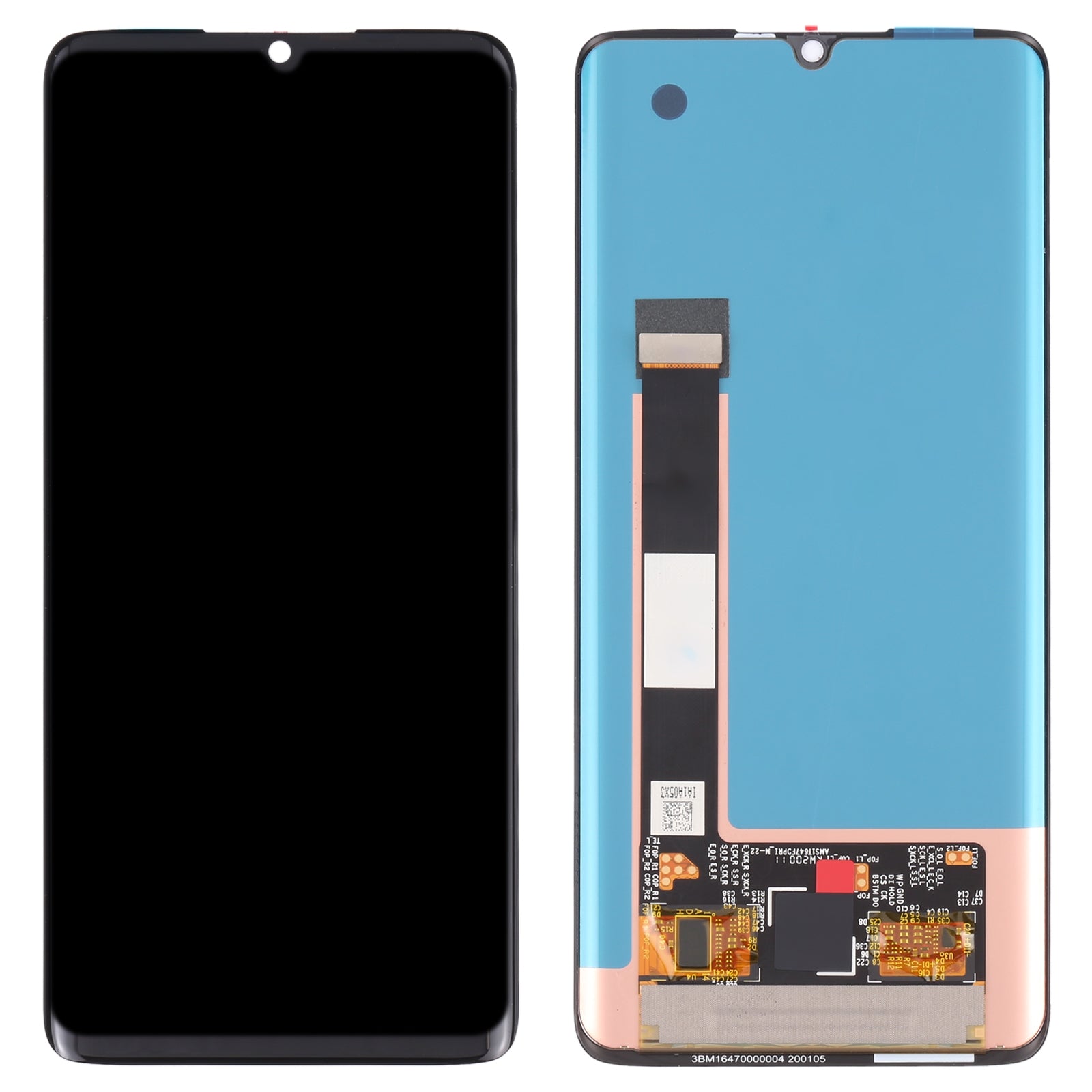 AMOLED LCD Screen for TCL 10 Pro T799B 799H with Digitizer Full Assembly?Black