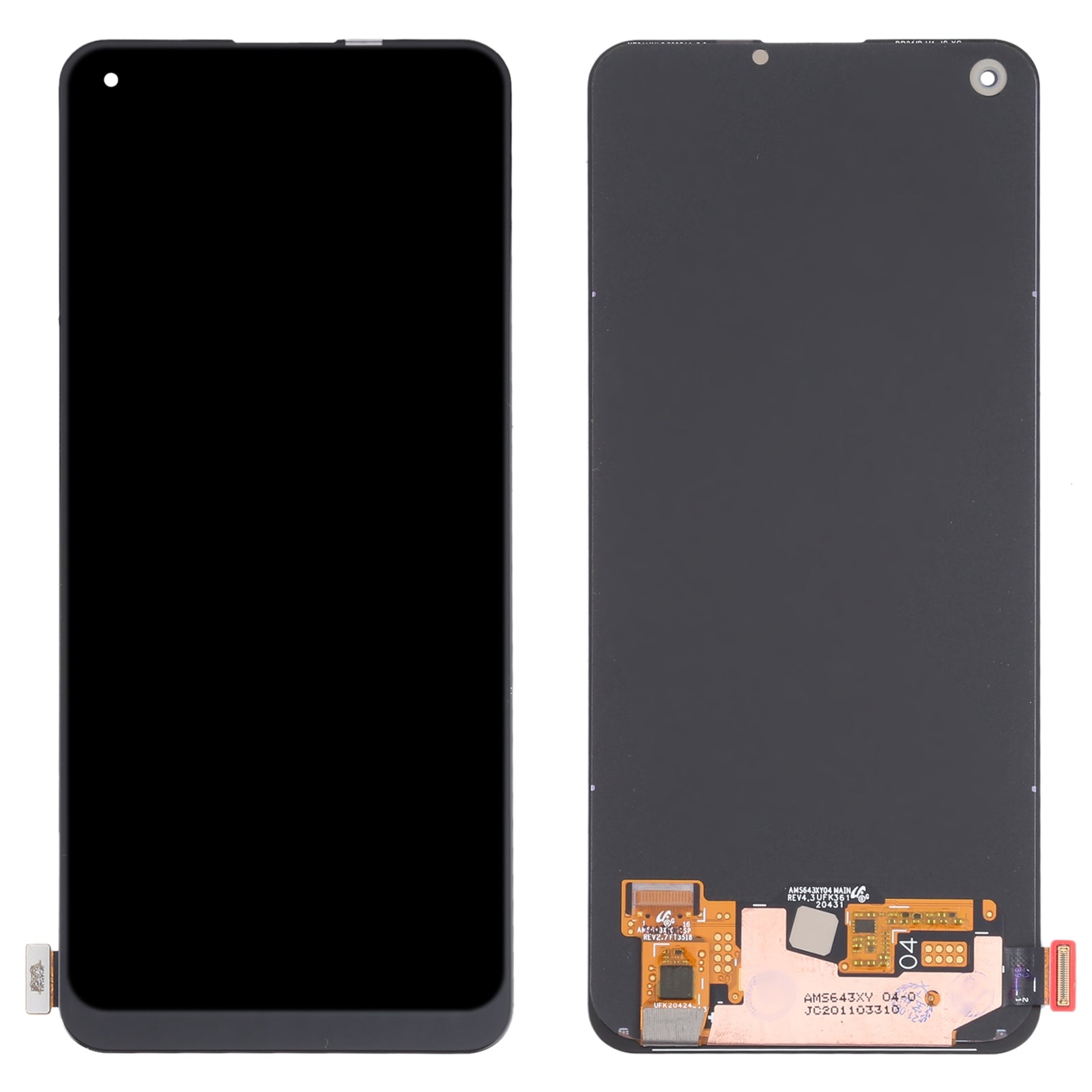 AMOLED Material LCD Screen and Digitizer Full Assembly for OPPO Realme 8 Pro